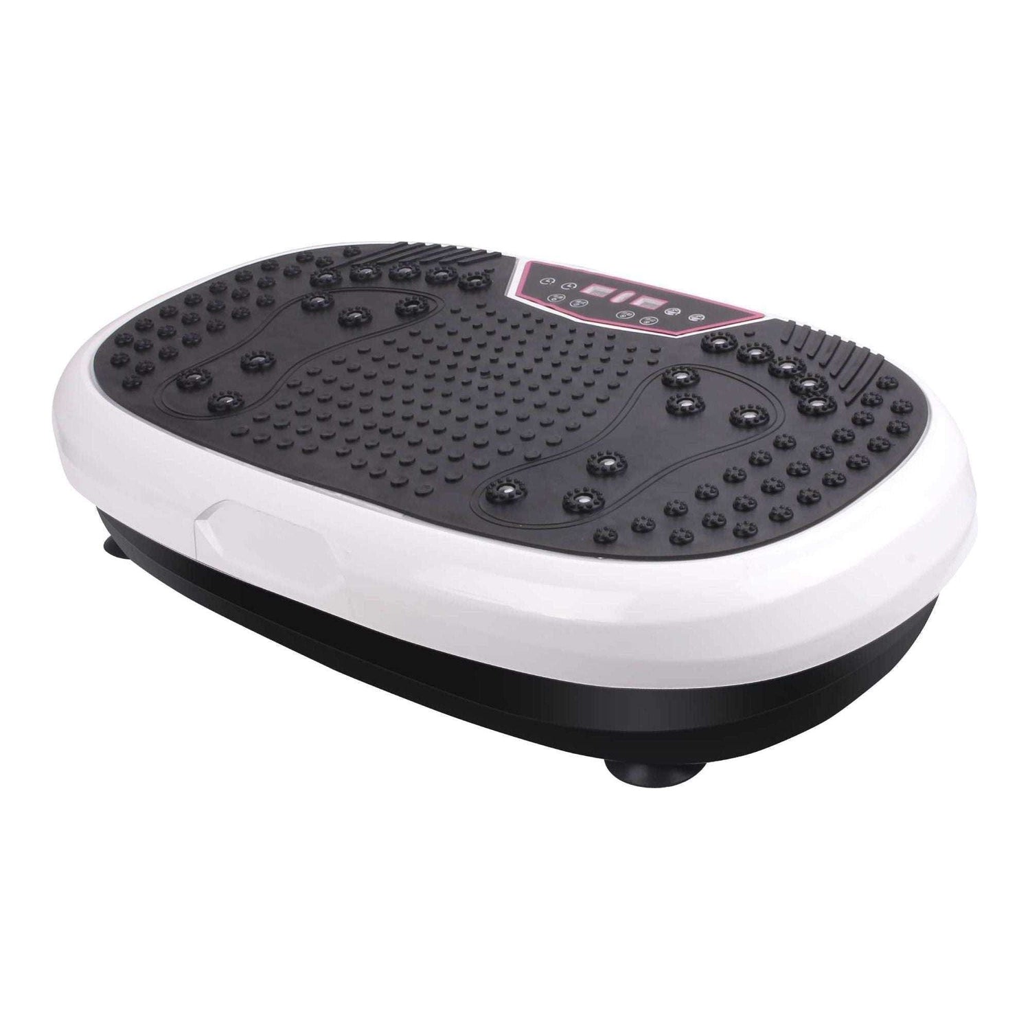 White Mini Vibration Platform - Magnet Therapy Vibrating Machine Exercise Plate