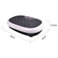 White Mini Vibration Platform - Magnet Therapy Vibrating Machine Exercise Plate