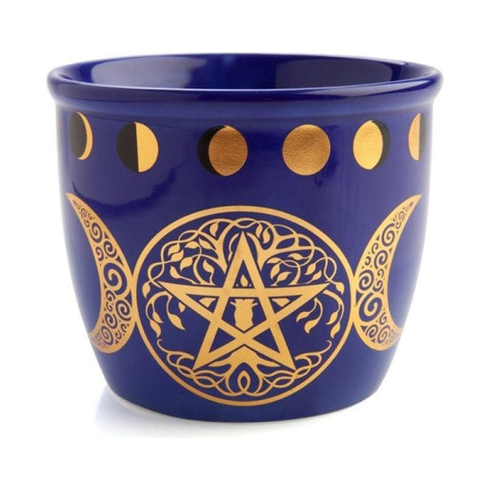 Wild Scents Pentacle Ceramic Smudge Bowl