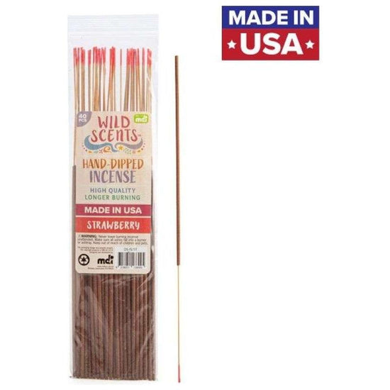 Wild Scents Strawberry Incense (40 pcs)