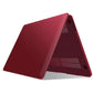 Wine Red MacBook Pro 13 Inch Case 2016-2023 M1 M2 A2338 A2289 A2251 A2159 Hard Shell Case Keyboard Cover