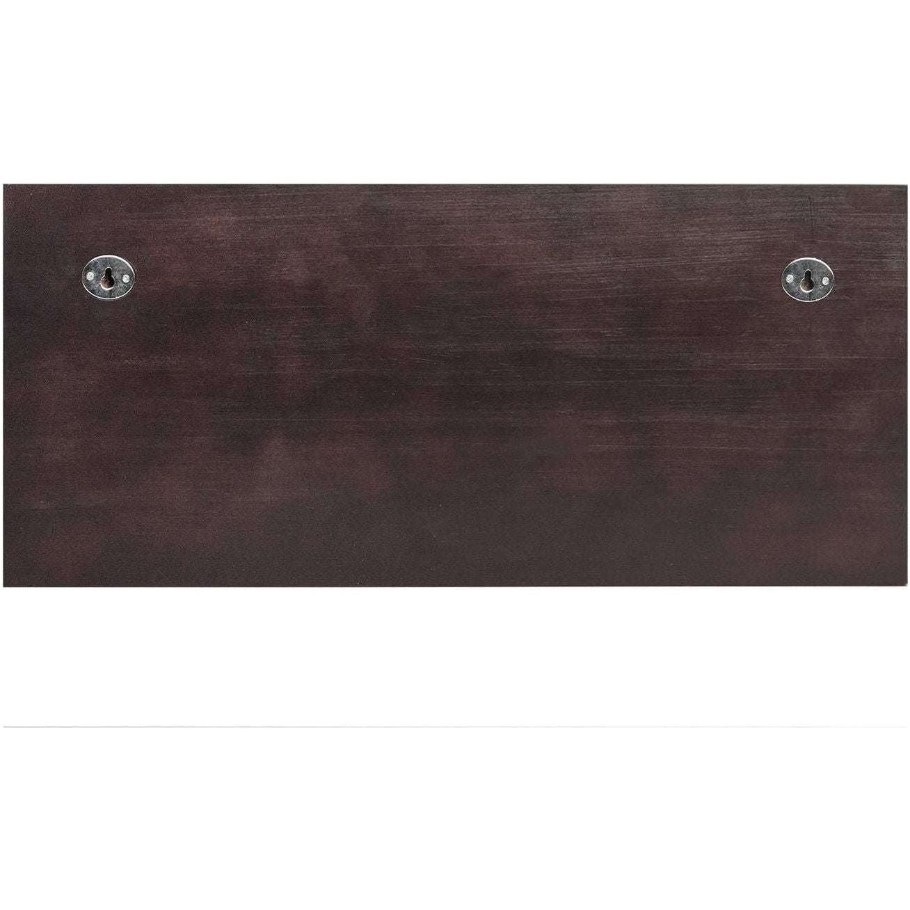 Wood Entryway Coat Rack with 2 Leather Tray(Brown) - Magdasmall