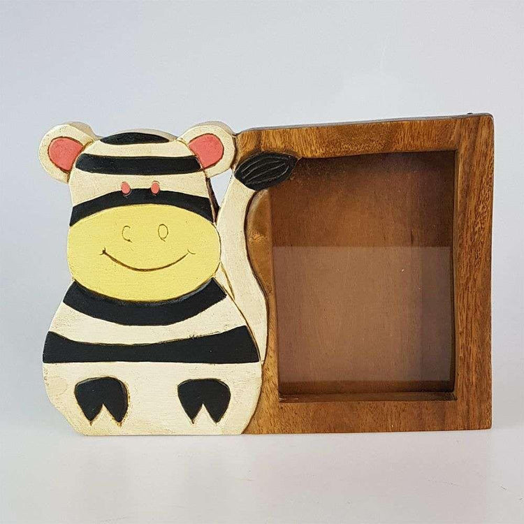 Wooden Photo Frame Zebra