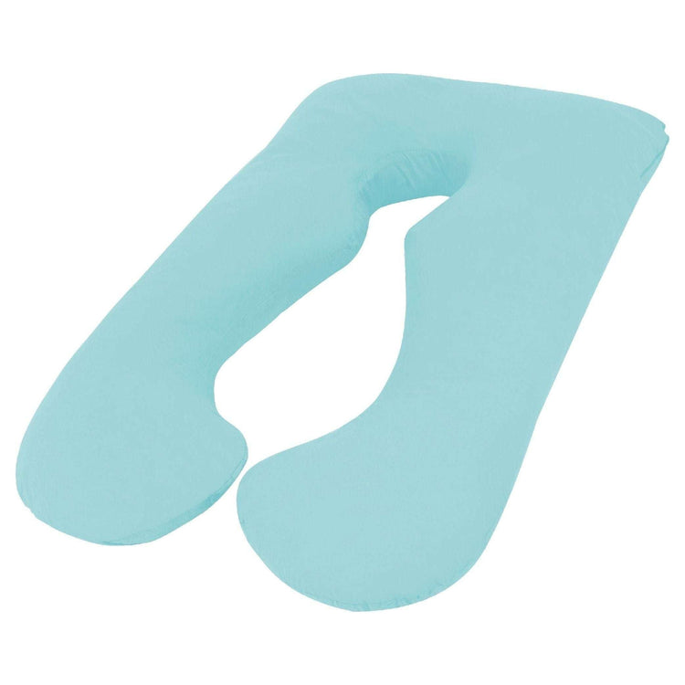 Woolcomfort Aus Made Maternity Pregnancy Nursing Sleeping Body Pillow Pillowcase Included Aquamarine - Magdasmall