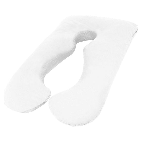 Woolcomfort Aus Made Maternity Pregnancy Nursing Sleeping Body Pillow Pillowcase Included White - Magdasmall