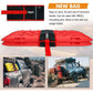 X-BULL 2 Pairs Recovery tracks Sand Mud Snow 4WD / 4x4 ATV Offroad Stronger Gen 3.0 - Red