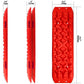 X-BULL 2 Pairs Recovery tracks Sand Mud Snow 4WD / 4x4 ATV Offroad Stronger Gen 3.0 - Red