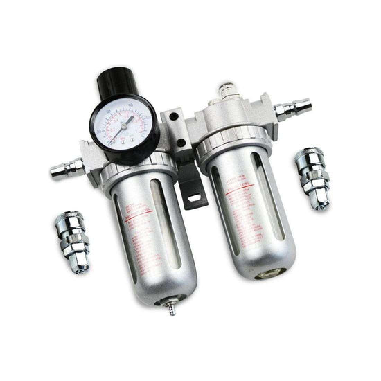 X-BULL Air Compressor Moisture Filter Water Trap Filter Regulator Mount Fitting