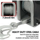 X-BULL Electric Boat Winch 12V 6500LBS Portable Detachable Steel Cable Marine Ship 3000KG 4WD