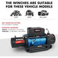 X-BULL Electric Winch 12V 12000LBS/5454kg 26M Synthetic Rope Wireless Remote 4WD 4X4