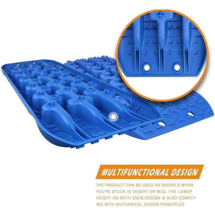 X-BULL Recovery tracks Sand Trucks Offroad With 4PCS Mounting Pins 4WDGen 2.0 - blue