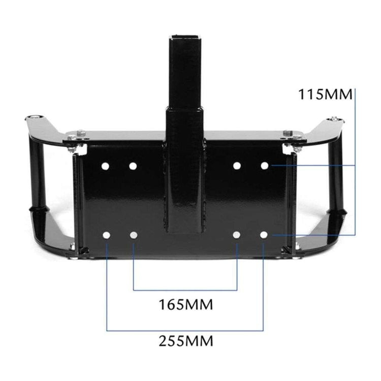 X-BULL Winch Cradle Mounting Plate Bracket Foldable Steel Bar Truck Trailer 4WD Universal For 9000 10000 12000 13000 14500LBS winch