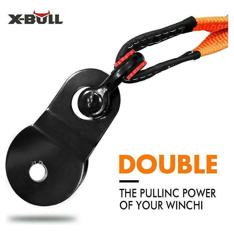 X-BULL Winch Recovery Kit 11PCS 4WD 4x4 Pack Off Road Snatch Strap Essential