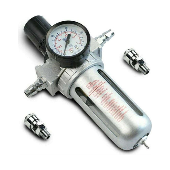 X-BULLAir Compressor Oil Moisture Water Filter Regulator Separator Mount fitting