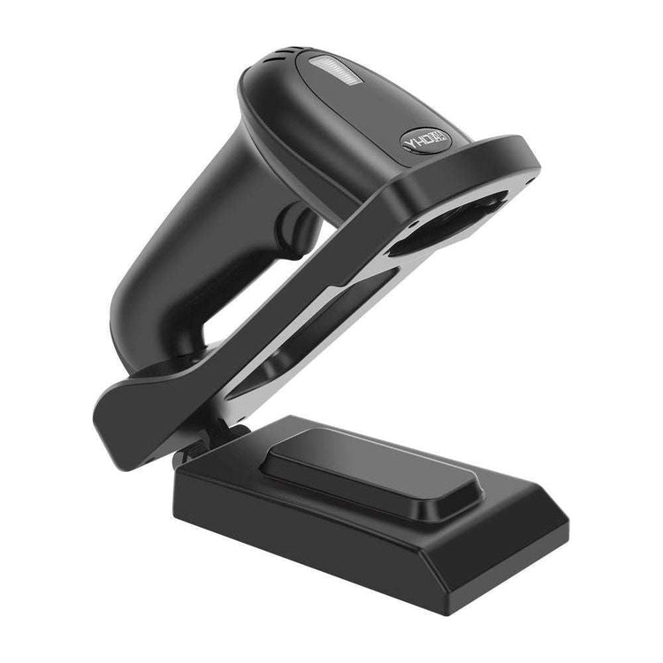 YHDAA YHD-5800DB 2D Wireless Bluetooth Barcode / QR Code Scanner with Stand (Black)