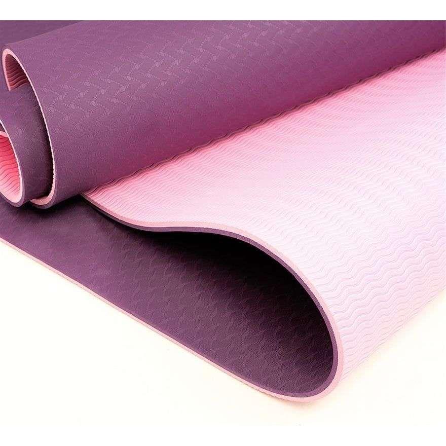 YOGA MAT Non-Slip Light Gym 1830x610x6mm Pilates Home Fitness - Assorted Colours