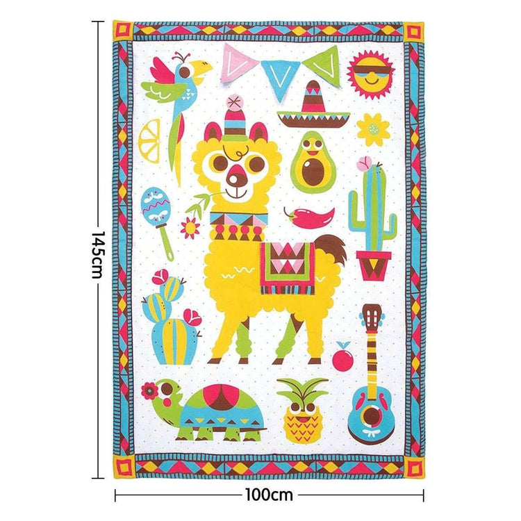 Yookidoo Fiesta Kids Baby Activity Playmat To Bag With Musical Rattle Padded - Magdasmall