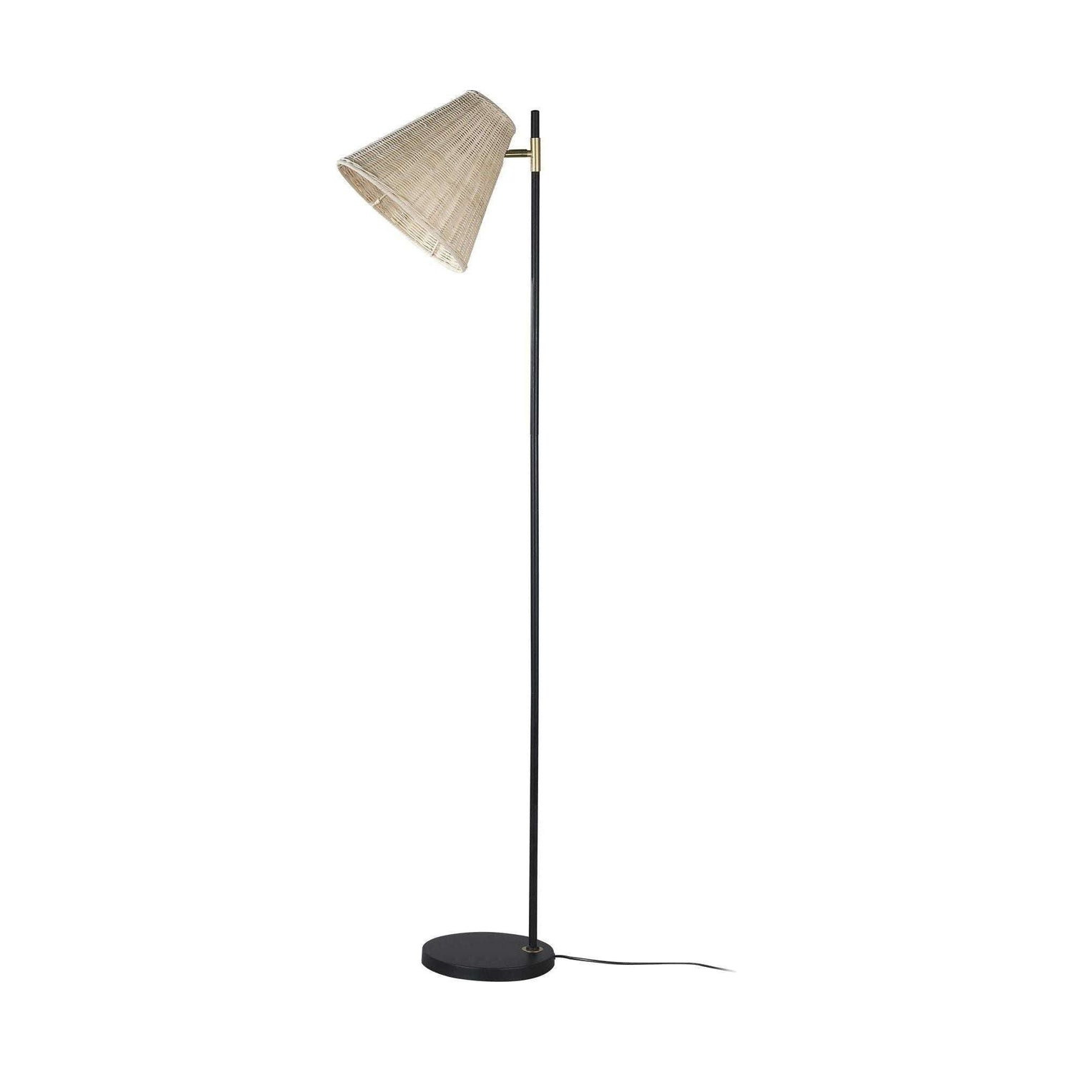 Yvette Rattan Floor Lamp