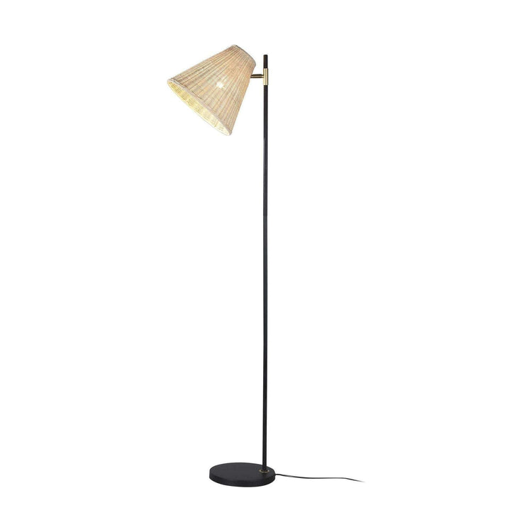 Yvette Rattan Floor Lamp