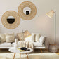 Yvette Rattan Table Lamp - Magdasmall